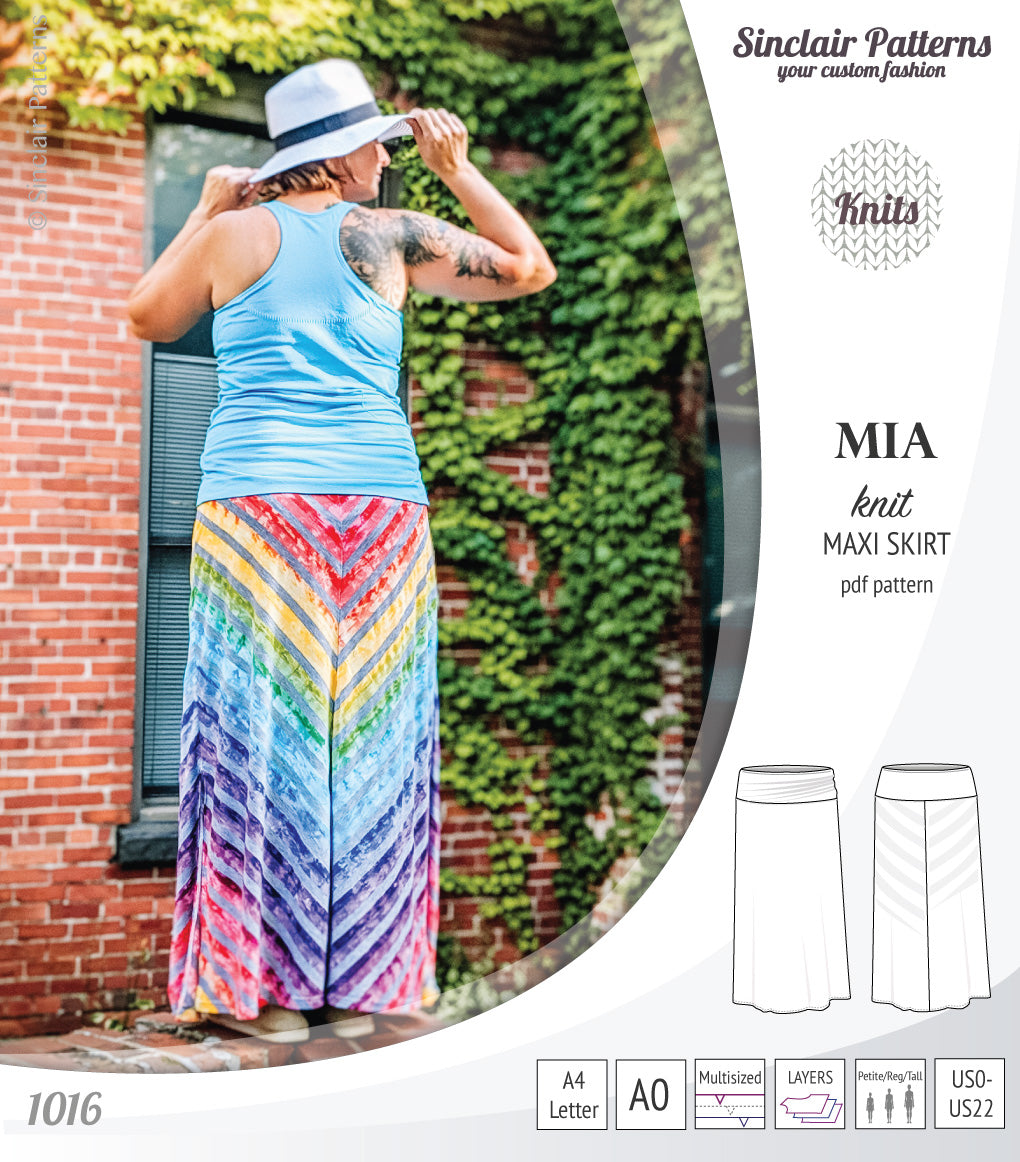 Jersey knit skirt pattern clearance