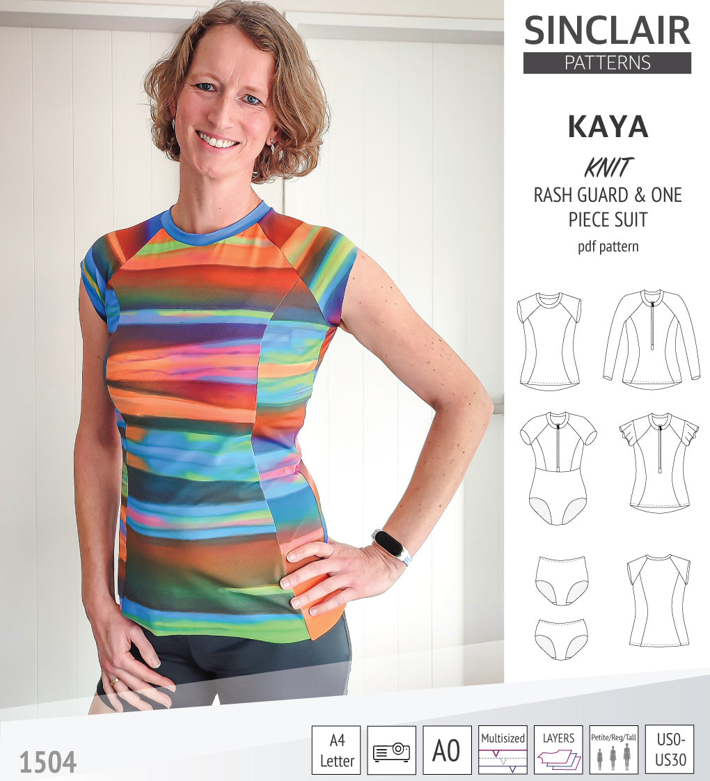 Sewing Pattern Rashie Sinclair Patterns - pdf sewing patterns