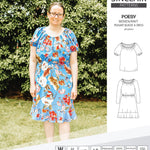Sinclair Patterns S1085 Poesy peasant style blouse tunic and dress for woven and knit fabrics