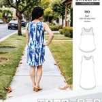 Sinclair Patterns Rio racerback tank top and jersey dress pdf sewing patterns for women