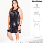 Sinclair Patterns Rio racerback tank top and jersey dress pdf sewing patterns for women
