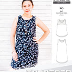 Sinclair Patterns Rio racerback tank top and jersey dress pdf sewing patterns for women