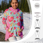 Pdf sewing pattern Kirra knit hoodie with welt pockets and panels by Sinclair Patterns