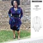 Sinclair Patterns S1054 Laura shawl collar cardigan top for women pdf sewing pattern