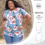 PDF Sewing pattern Sinclair Patterns S1043 Sienna drawstring dolman top