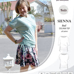 PDF Sewing pattern Sinclair Patterns S1043 Sienna drawstring dolman top