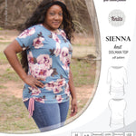 PDF Sewing pattern Sinclair Patterns S1043 Sienna drawstring dolman top