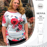 PDF Sewing pattern Sinclair Patterns S1043 Sienna drawstring dolman top