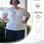 PDF Sewing pattern Sinclair Patterns S1043 Sienna drawstring dolman top