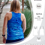 PDF Sewing pattern Sinclair Patterns S1040 Xena casual style racerback tank top and bra