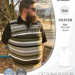 PDF sewing pattern Sinclair Patterns Classic shirt polo for men with collar or the hood