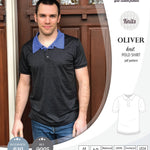 PDF sewing pattern Sinclair Patterns Classic shirt polo for men with collar or the hood