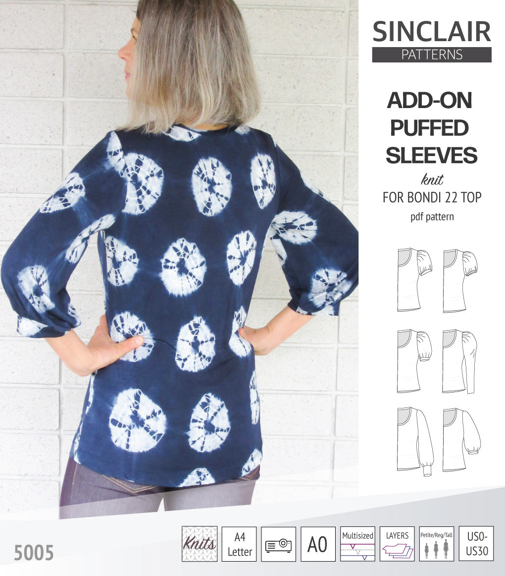 ADD-ON Puffed Sleeves add-on pack for Bondi 22 and other compatible pa ...