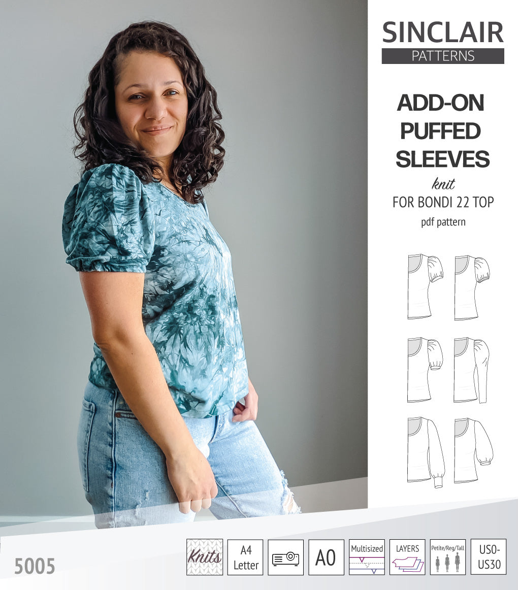 ADD-ON Puffed Sleeves add-on pack for Bondi 22 and other compatible pa ...