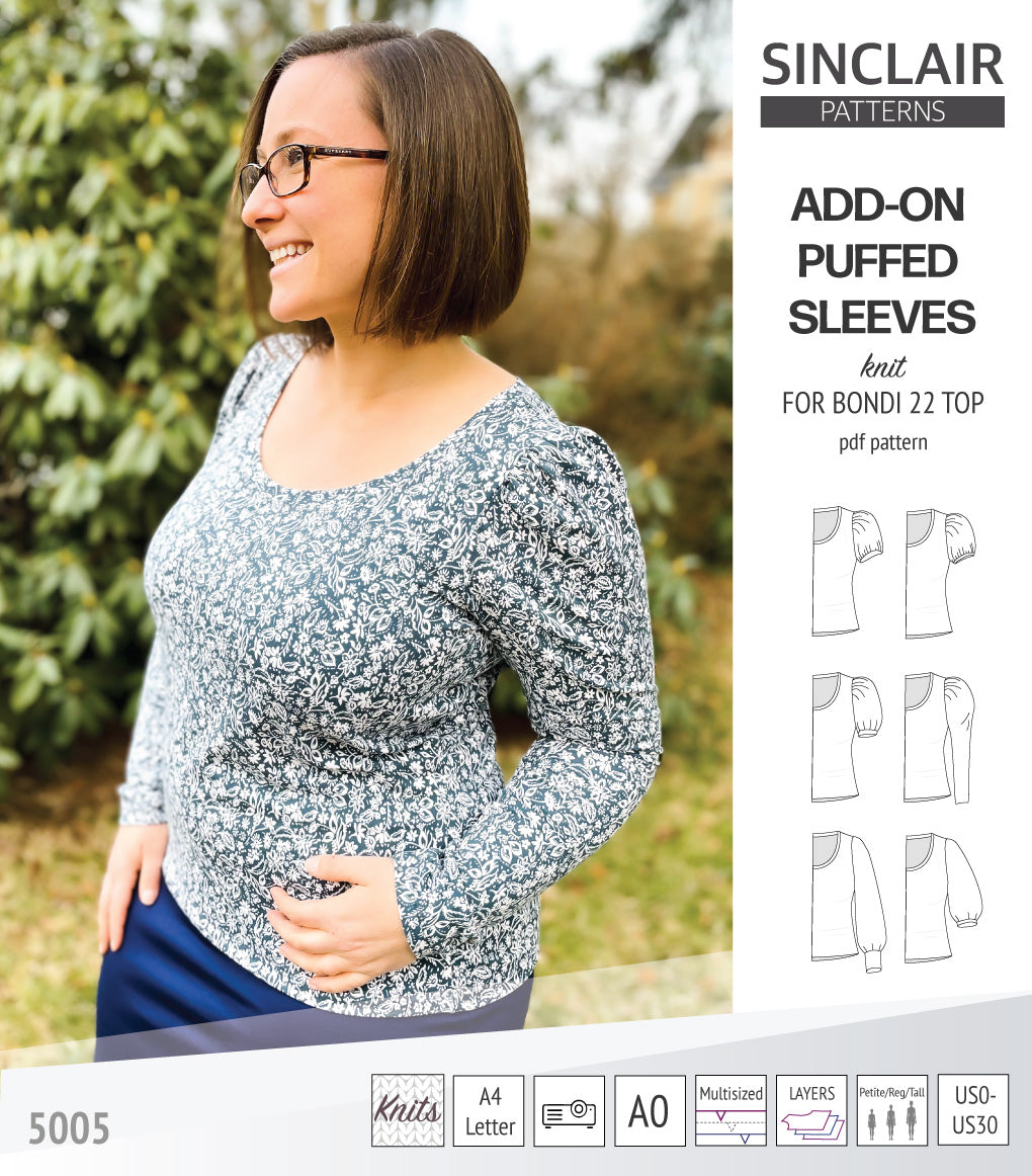 ADD-ON Puffed Sleeves add-on pack for Bondi 22 and other compatible pa ...