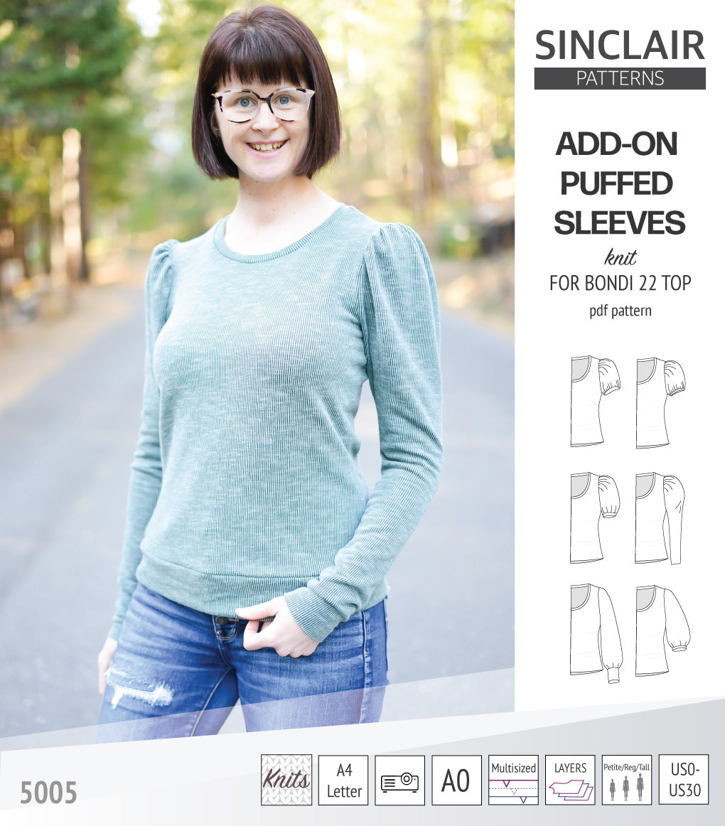 ADD-ON Puffed Sleeves add-on pack for Bondi 22 and other compatible pa ...