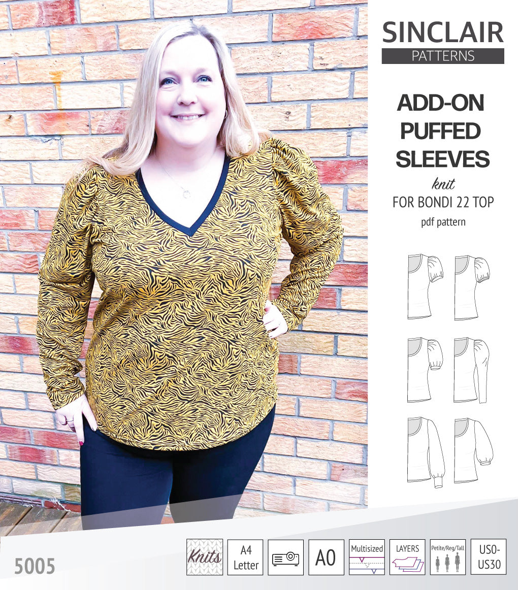ADD-ON Puffed Sleeves add-on pack for Bondi 22 and other compatible pa ...