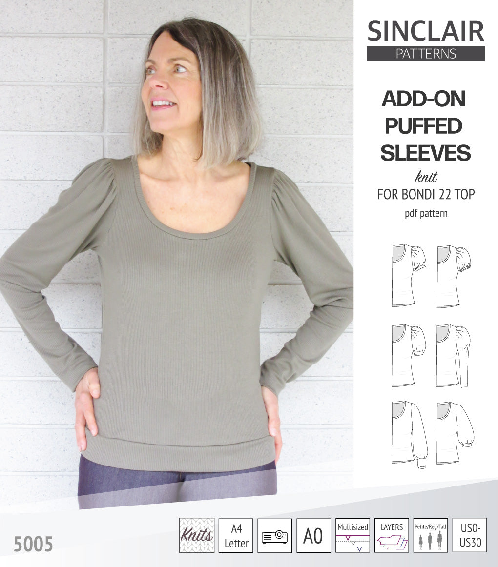 ADD-ON Puffed Sleeves add-on pack for Bondi 22 and other compatible pa ...