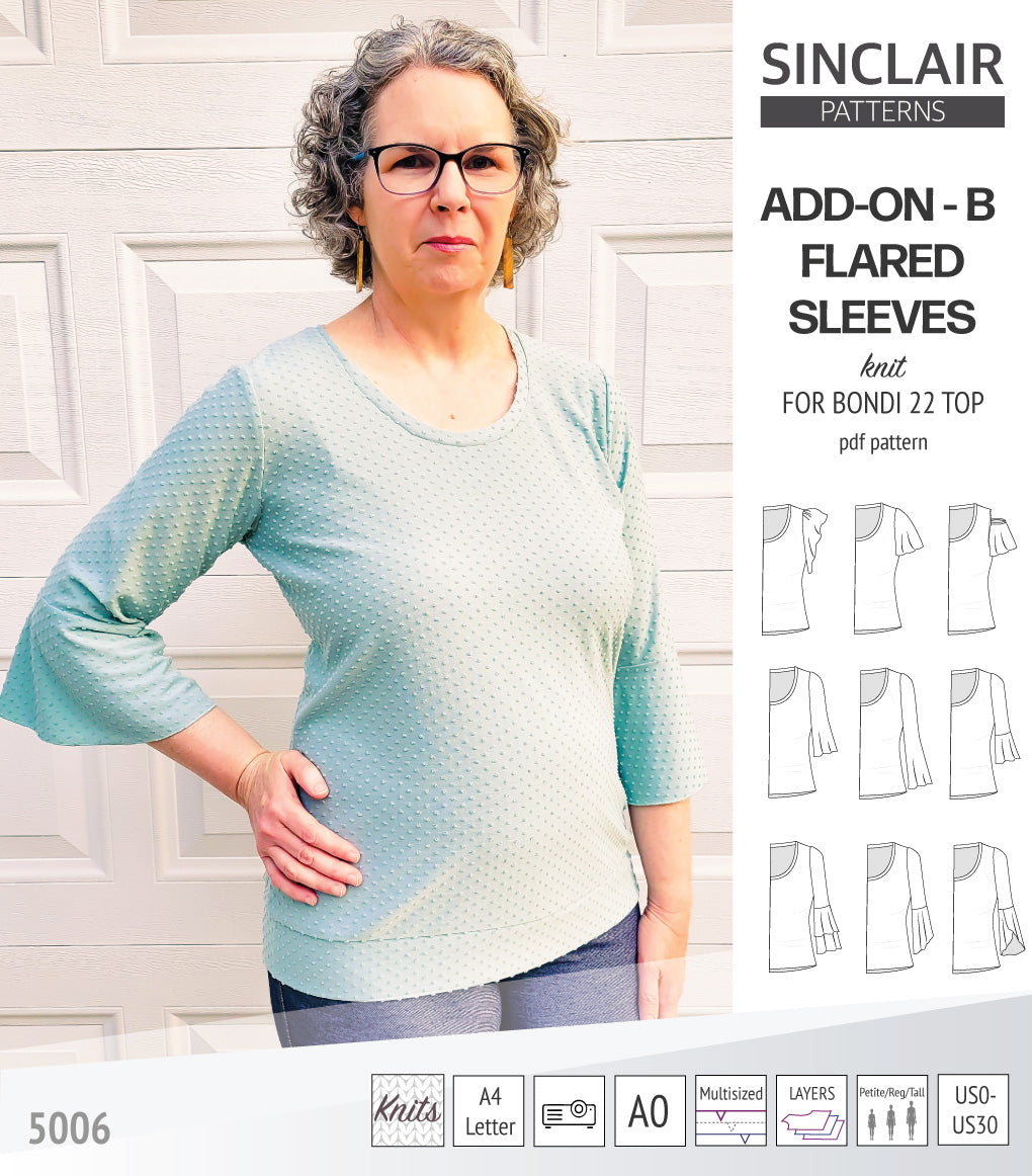 ADD-ON Flared Sleeves add-on pack for Bondi 22 and other compatible pa ...